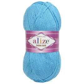 Alizé Cotton Gold 287 azúrová modrá 100 g, 330 m