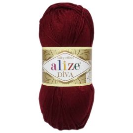 Alizé Diva 57 bordová 100 g 350 m