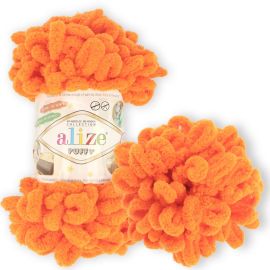 Alizé Puffy 766 jasná oranžová 100 g 9 m