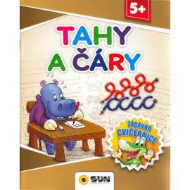 Tahy a čáry - Zábavná cvičebnice 5+