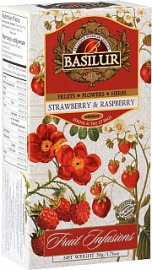 Basilur Fruit Strawberry & Raspberry  25x2g