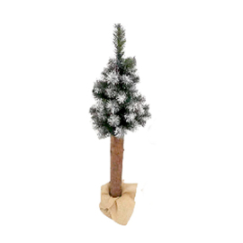 Vianočný stromček na pníku 100 cm zasnežený