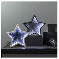 3D Hviezda - Dekoračné zrkadlo 23 LED biele - cena, porovnanie