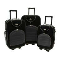 Rogal Sivočierna sada 3 cestovných kufrov "Movement" M, L, XL - cena, porovnanie