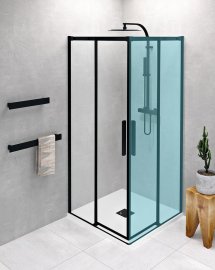 Polysan sprchové dvere LINE BLACK AL1592B