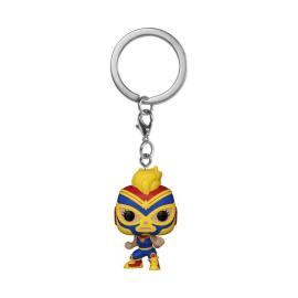 Funko POP Keychain: Marvel Luchadores- Captain Marvel