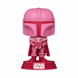 Funko POP Star Wars: Valentines S2 - Mando w/Grogu