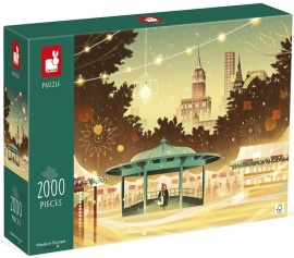 Janod Art puzzle New York v noci 2000 ks