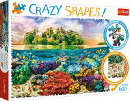 Trefl Puzzle 600 Crazy Shapes - Tropický ostrov - cena, porovnanie