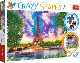 Trefl Puzzle 600 Crazy Shapes - Paríž