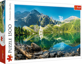 Trefl Puzzle 1500 - Jazero Morské Oko, Tatry, Poľsko