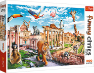 Trefl Puzzle 1000 Funny Cities - Divoký Rím - cena, porovnanie