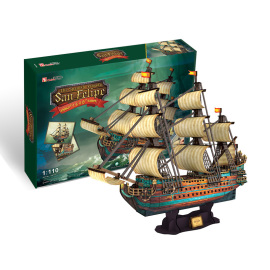 Clementoni 3D puzzle Španielska armáda San Felipe