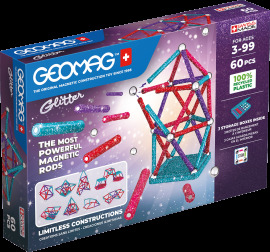 Geomag Glitter recyklované 60ks