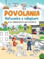 Povolania - Maľovanka s nálepkami - cena, porovnanie