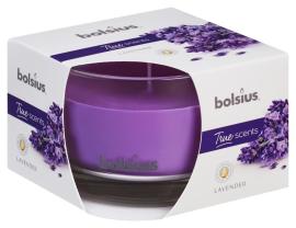 Bolsius Jar True Scents 63/90 mm, levanduľa