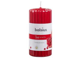 Bolsius Pillar True Scents 120/60 mm, granátové jablko