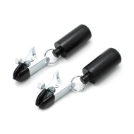Kiotos Nipple Adjustable Clamps Bullet Weights 2x100g - cena, porovnanie