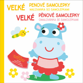 Velké pěnové samolepky Hroch