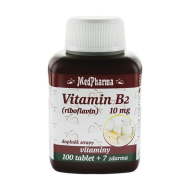 MedPharma Vitamin B2 10mg 107tbl - cena, porovnanie