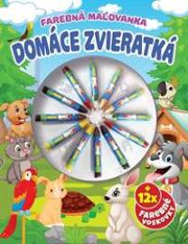 Farebná maľovanka - Domáce zvieratká