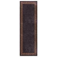 vidaXL Prateľný koberec 80x300 cm čierno-zlatý protišmykový - cena, porovnanie