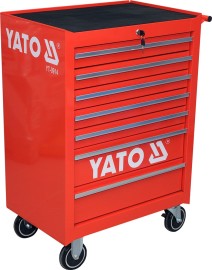 YATO Skrinka dielenská pojazdná 7 zásuviek YT-0914