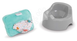 Corolle Nočník s utierkami Potty & Baby Wipe pre 30cm bábiku 2 doplnky