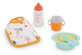 Corolle Obedová súprava s podbradníkom Mealtime Set pre 30cm bábiku 5 doplnkov