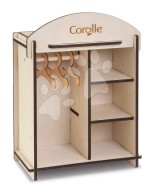 Corolle Šatníková skriňa Wooden Dressing Room pre 30-36cm bábiku a 3 vešiaky - cena, porovnanie