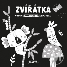 Kontrastní leporelo - Zvířatka