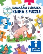 Kamarádi zvířátka kniha s puzzle Přátelé - cena, porovnanie