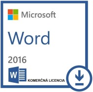 Microsoft Word 2016 - Komerčné - Volume Licencie - cena, porovnanie