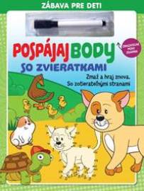 Pospájaj body so zvieratkami - zmazateľné pero