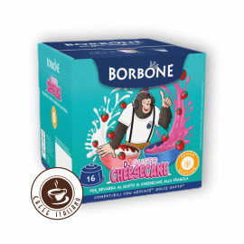 Caffe Borbone Dolce Gusto Biela čokoláda a jahoda 16ks