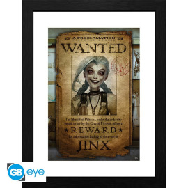 ABYstyle  Zarámovaný plagát League of Legends - Jinx Wanted