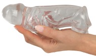 Crystal Penis Sleeve with Extension - cena, porovnanie