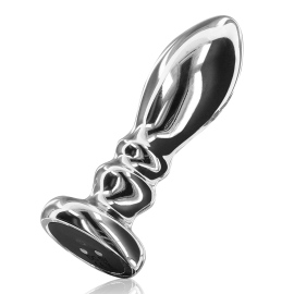 Toy Joy Buttocks The Slider Vibrating Metal Buttplug Large