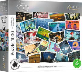 Trefl Puzzle 1000 UFT - Zbierka známok Disney