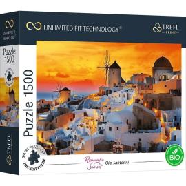 Trefl Prime puzzle 1500 UFT - Romantický západ slnka: Oia