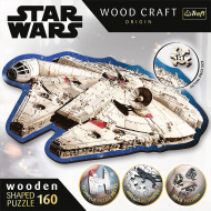 Trefl Drevené puzzle 160 dielikov - Millennium Falcon - cena, porovnanie