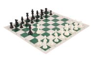 Šachová súprava komplet veľká zelená - cena, porovnanie