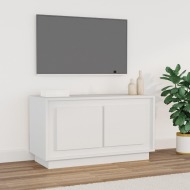 vidaXL TV skrinka biela 80x35x45 cm kompozitné drevo - cena, porovnanie