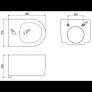 Mexen bidet Sofia 35544885 - cena, porovnanie