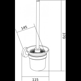 Mexen WC kefa Remo 7050750-60