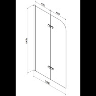 Mexen Cube vaňa 180x80cm 550518080X9010027000 - cena, porovnanie