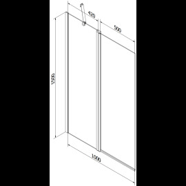 Mexen Vega vaňa 150x70cm 550115070X9410117000