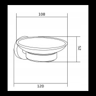 Mexen Remo Miska na mydlo 7050739-50 - cena, porovnanie