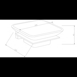 Mexen Arno Miska na mydlo 7020739-50