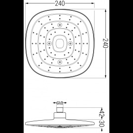 Mexen D-17 79717-00 sprcha